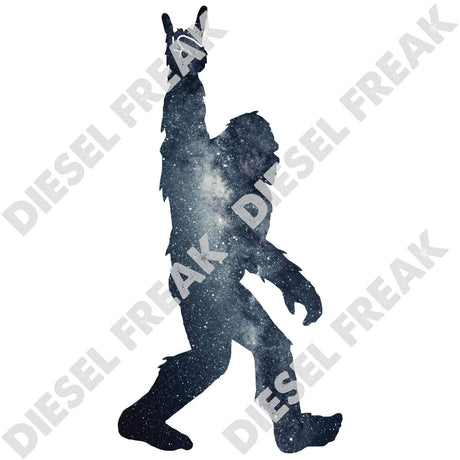 Starry Sky Cutout Sasquatch - Diesel Freak