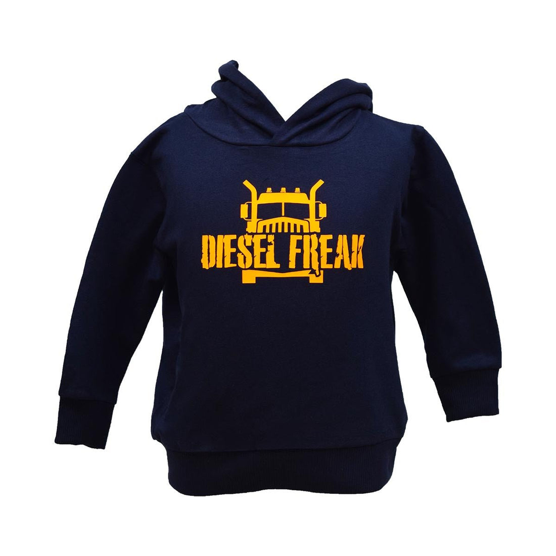 Truckin Freak Navy & Orange Youth Hoodie - Diesel Freak