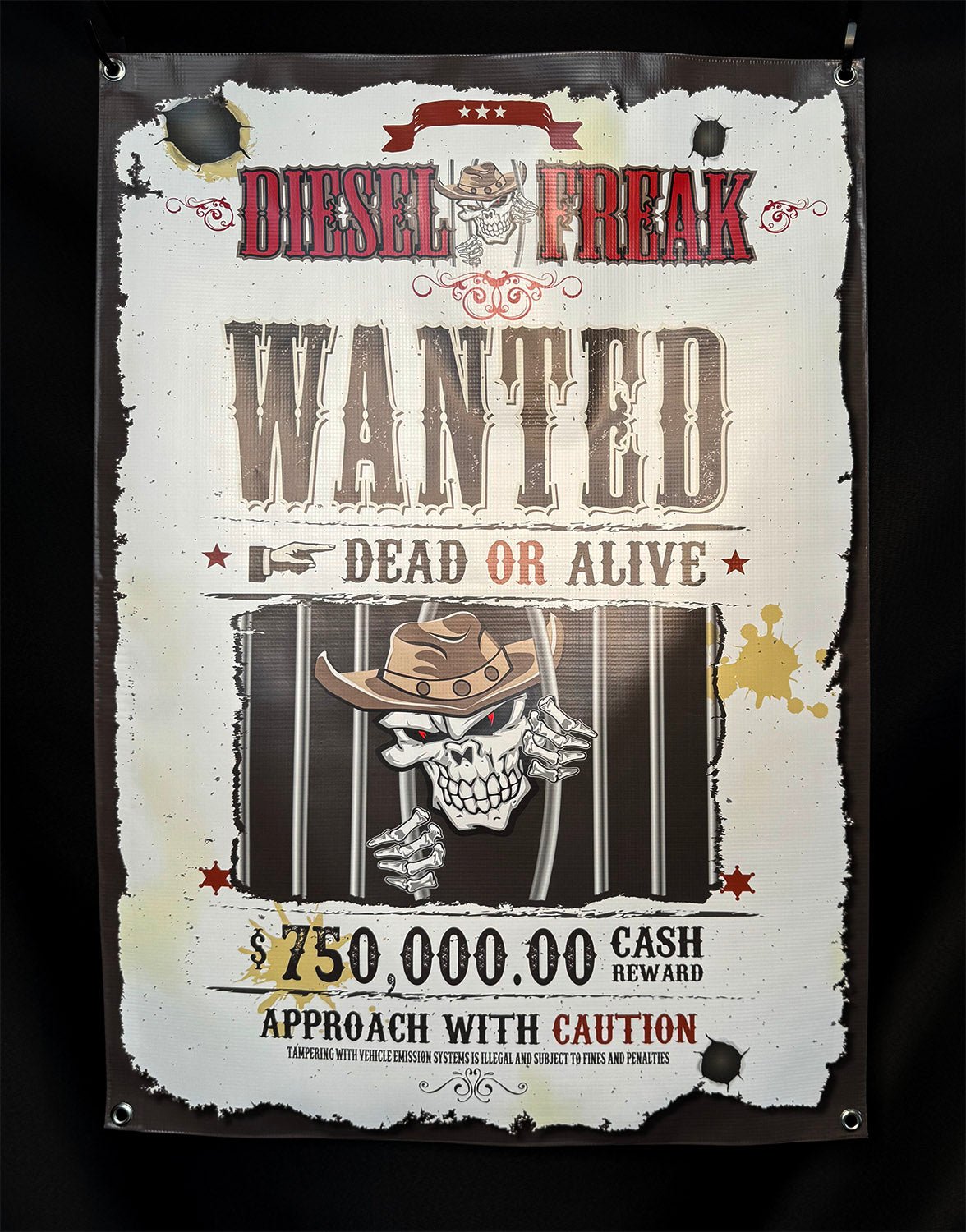 Wanted Banner - Diesel Freak