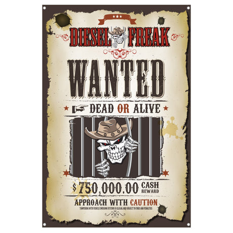 Wanted Banner - Diesel Freak