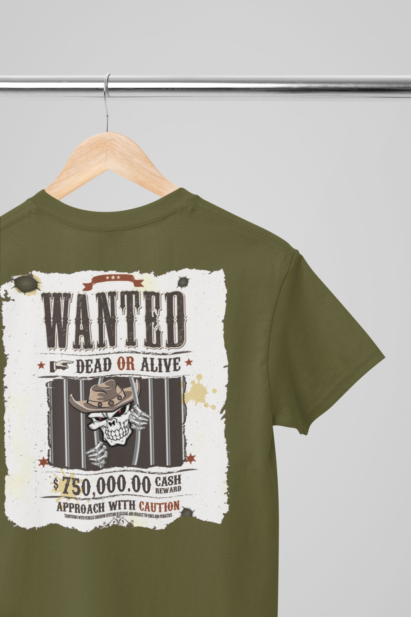 Wanted Graphic T-Shirt | Vintage Wild West Tee – Diesel Freak