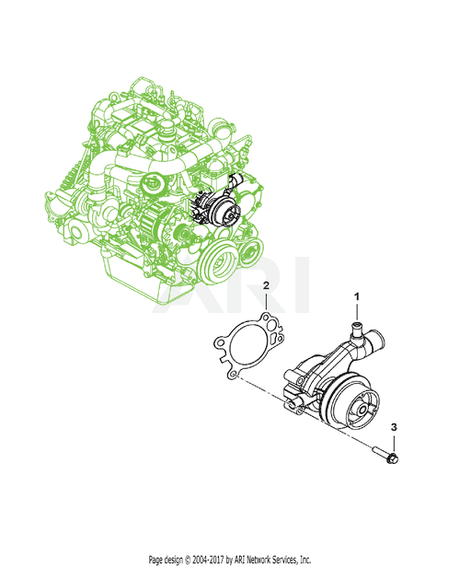 Water pump assembly - Diesel Freak